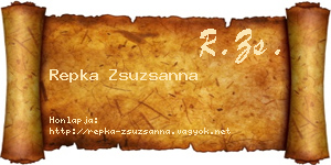 Repka Zsuzsanna névjegykártya